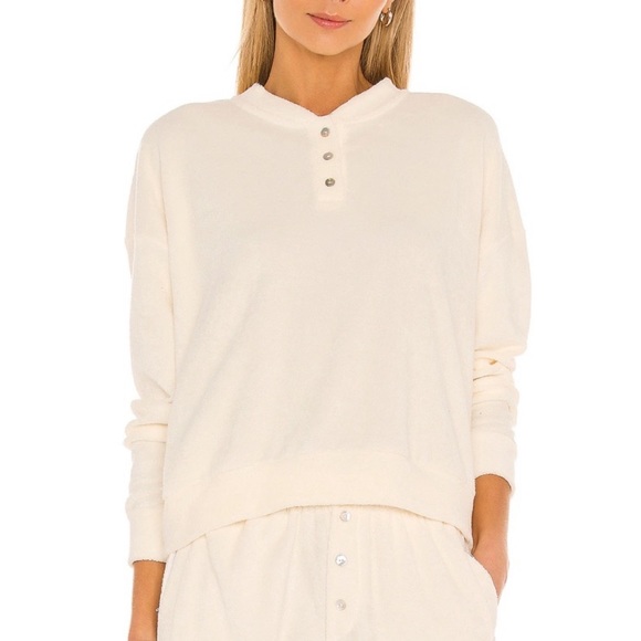 Donni terry Henley in cream - Picture 1 of 4